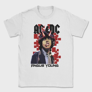 ANGUS YOUNG ACDC, Tricou Barbati (Unisex)