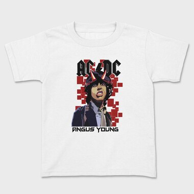 ANGUS YOUNG ACDC, Tricou Copii