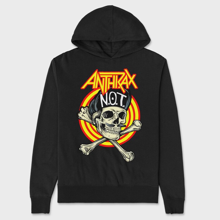 ANTHRAX Art2, Hanorac Oversize Barbati (Unisex)