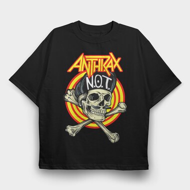 ANTHRAX Art2, Tricou Oversize Barbati (Unisex)