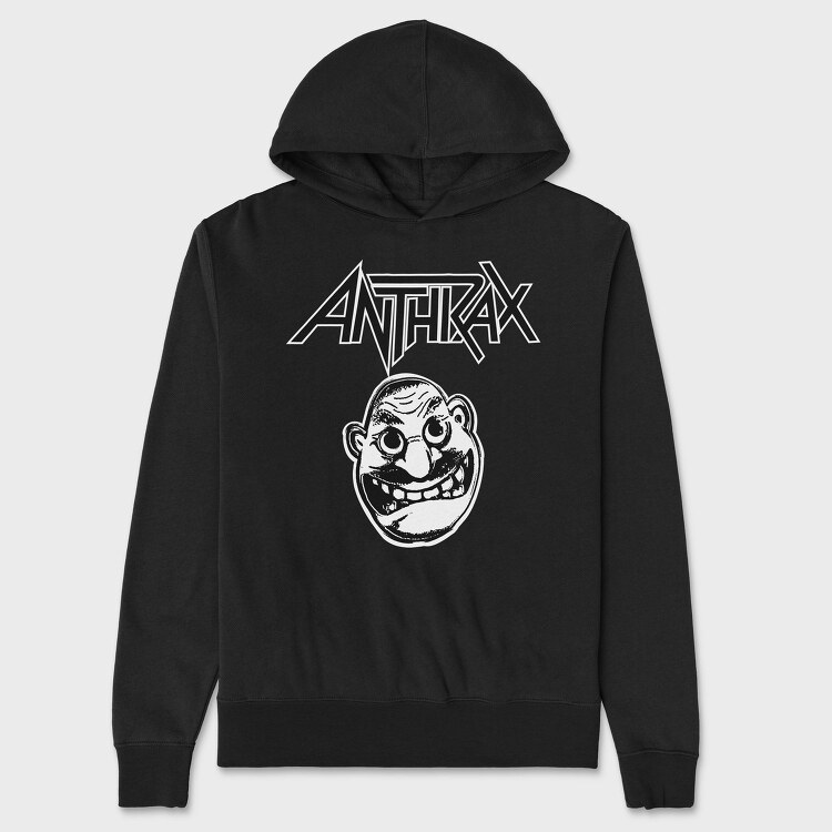 ANTHRAX Not Man, Hanorac Oversize Barbati (Unisex)