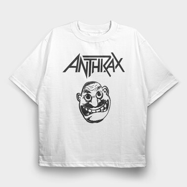 ANTHRAX Not Man, Tricou Oversize Barbati (Unisex)