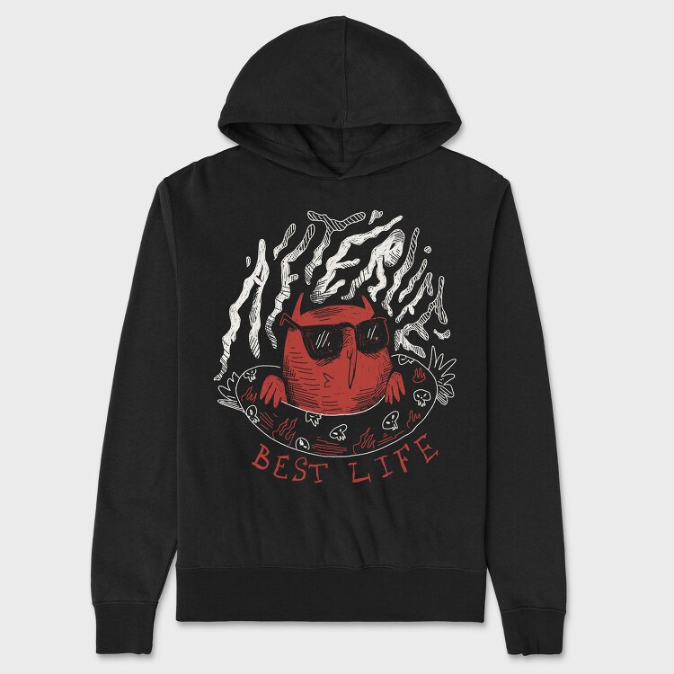 Funny Afterlife 02, Hanorac Oversize Barbati (Unisex)