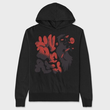 Funny Afterlife 01, Hanorac Oversize Barbati (Unisex)