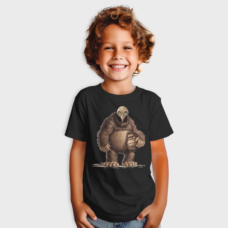 Alien Bigfoot Costume, Tricou Copii