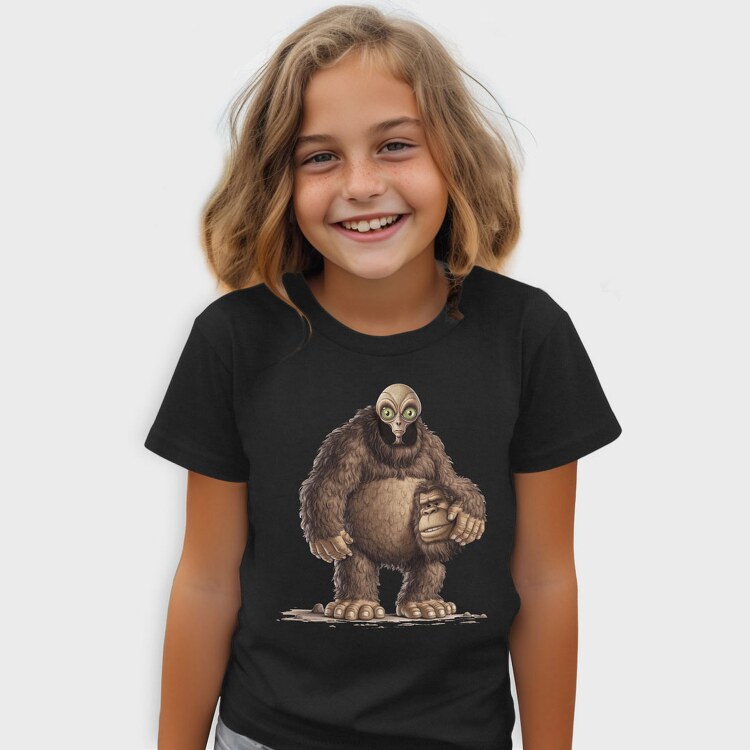 Alien Bigfoot Costume, Tricou Copii