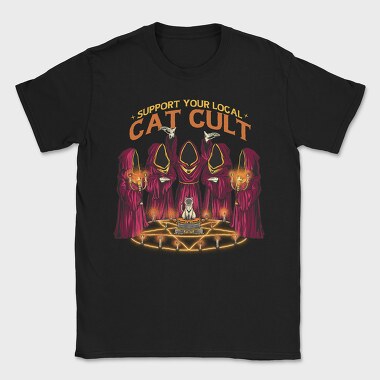 Cat Cult, Tricou Barbati (Unisex)