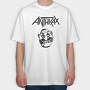 ANTHRAX Not Man, Tricou Oversize Barbati (Unisex)