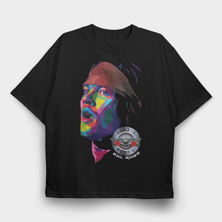 AXL ROSE GNR, Tricou Oversize Barbati (Unisex)