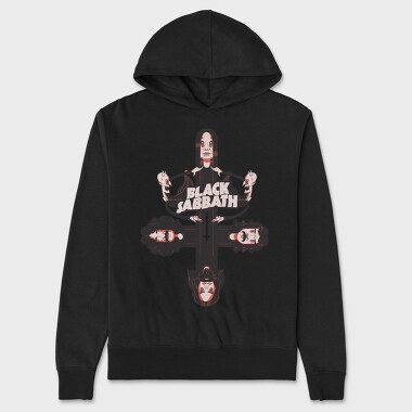 BLACK SABBATH Art design2, Hanorac Oversize Barbati (Unisex)