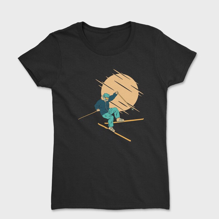 Skier Falling, Tricou Femei