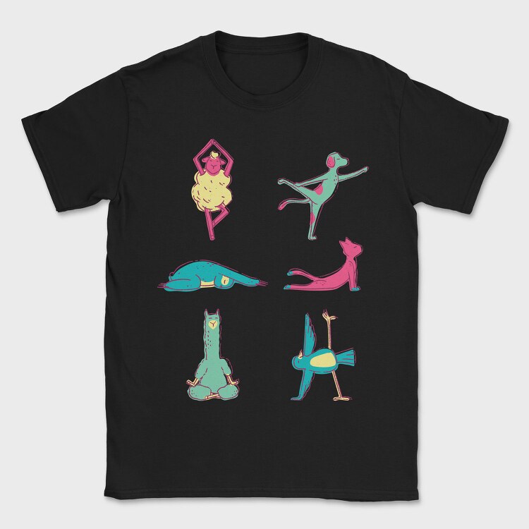 Tricou Barbati (Unisex) Imprimat digital direct in tesatura, bumbac premium 100%.