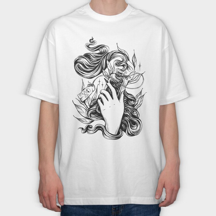 Dark 03, Tricou Oversize Barbati (Unisex)