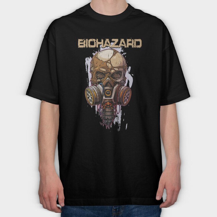 BIOHAZARD Art1, Tricou Oversize Barbati (Unisex)