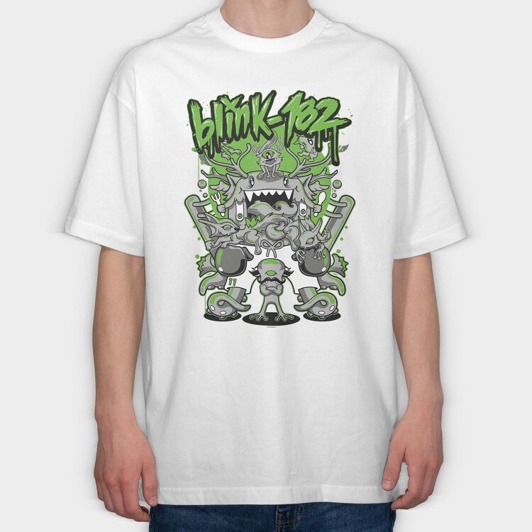 BLINK 182 Art1, Tricou Oversize Barbati (Unisex)