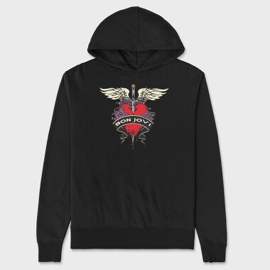 BON JOVI Art1, Hanorac Oversize Barbati (Unisex)