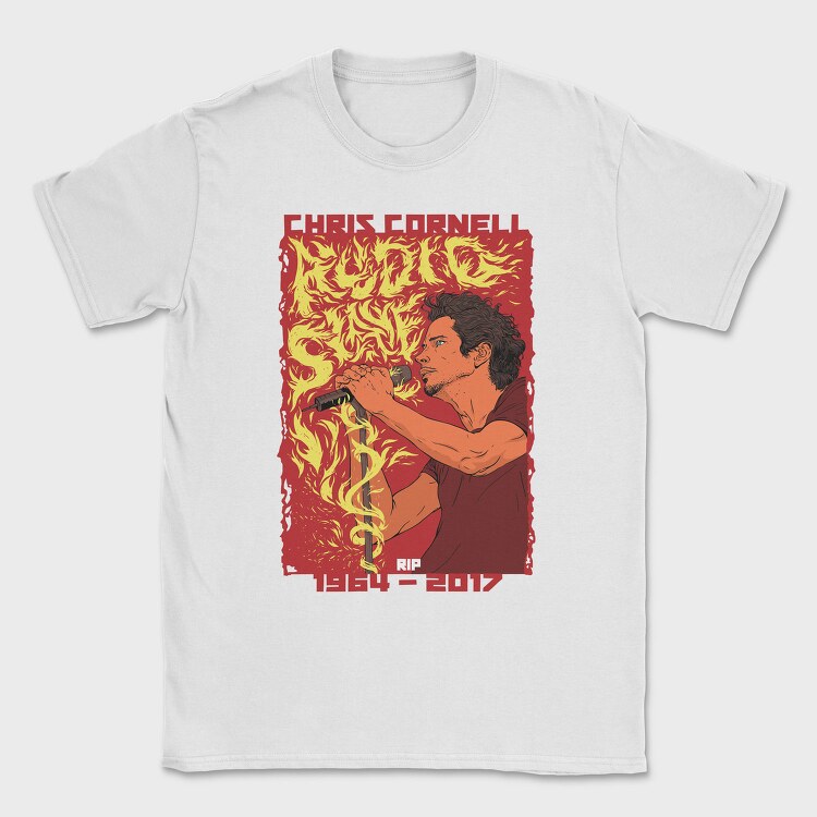 CHRIS CORNELL, Tricou Barbati (Unisex)