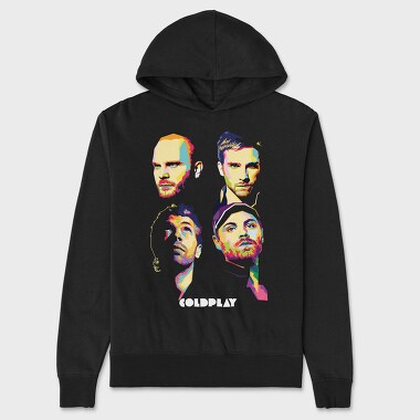 COLDPLAY ART1, Hanorac Oversize Barbati (Unisex)
