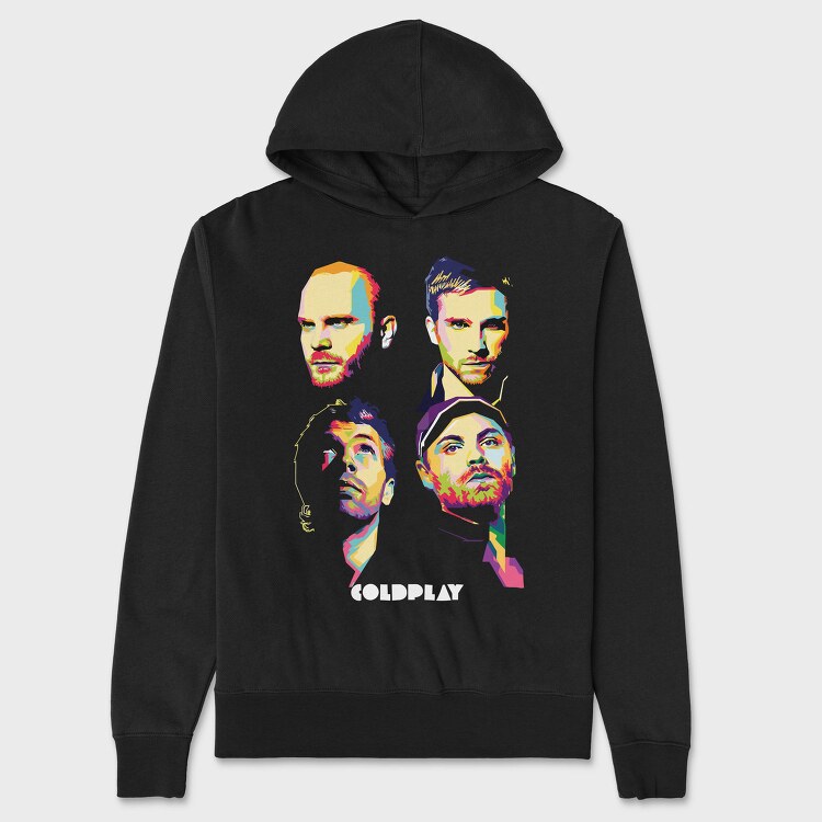 COLDPLAY ART1, Hanorac Oversize Barbati (Unisex)