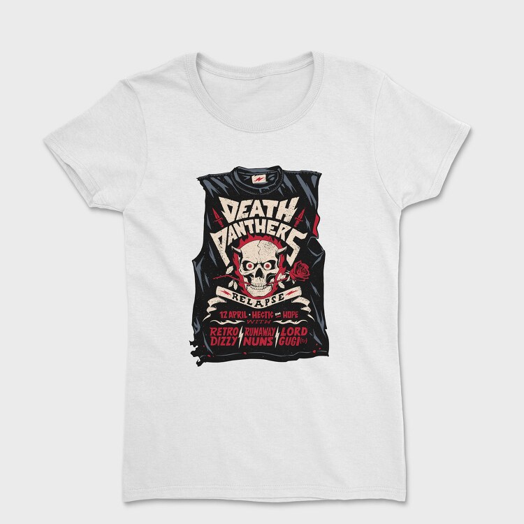 DEATH PANTHERS, Tricou Femei