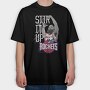 J HARDEN ART2, Tricou Oversize Barbati (Unisex)