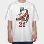 DOMINIQUE WILKINS Dunk1, Tricou Oversize Barbati (Unisex)
