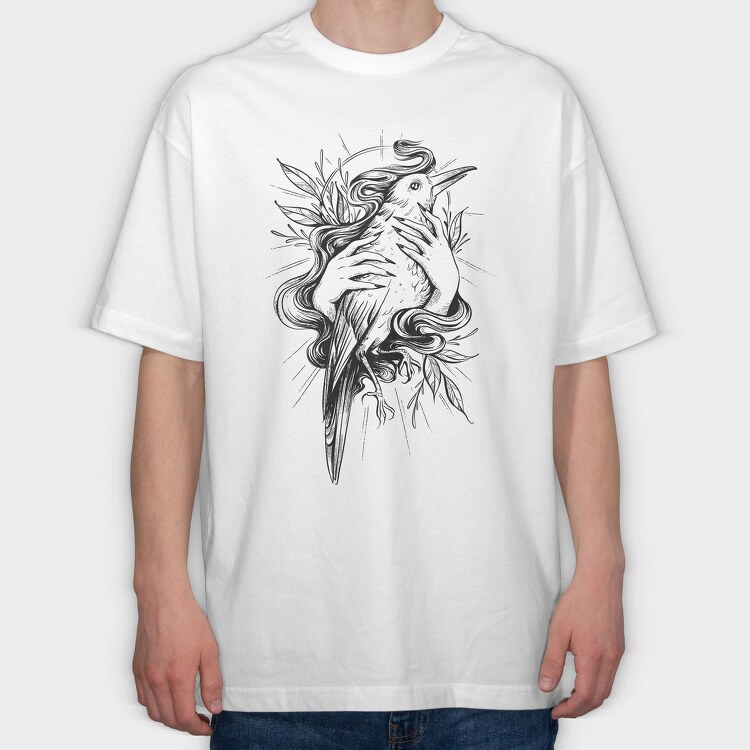 Dark 02, Tricou Oversize Barbati (Unisex)