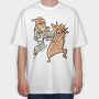 Karatefight, Tricou Oversize Barbati (Unisex)