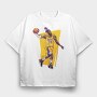 KING JAMES Art1, Tricou Oversize Barbati (Unisex)