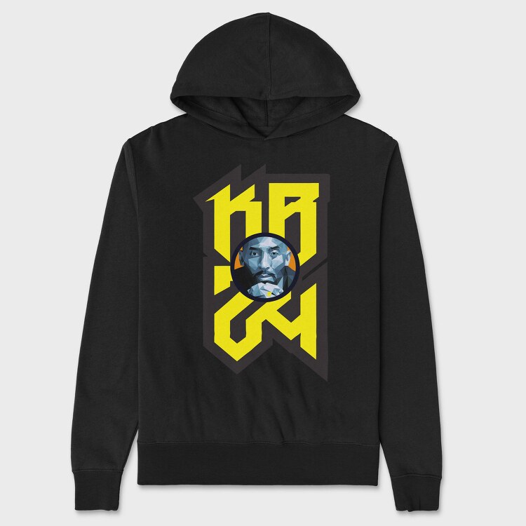 KOBE 24 Logo design 2, Hanorac Oversize Barbati (Unisex)