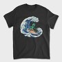 Surfing Alien, Tricou Barbati (Unisex)