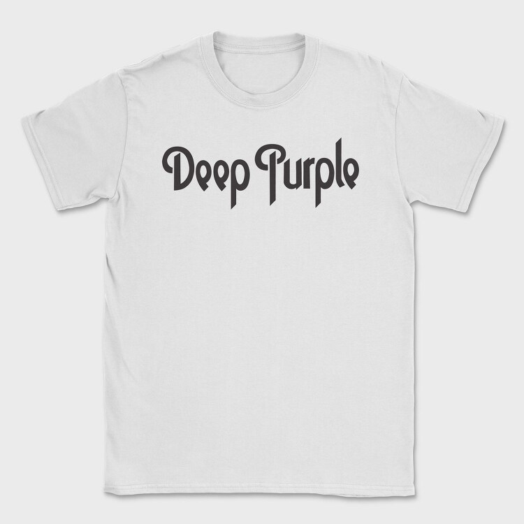 DEEP PURPLE Band logo name, Tricou Barbati (Unisex)