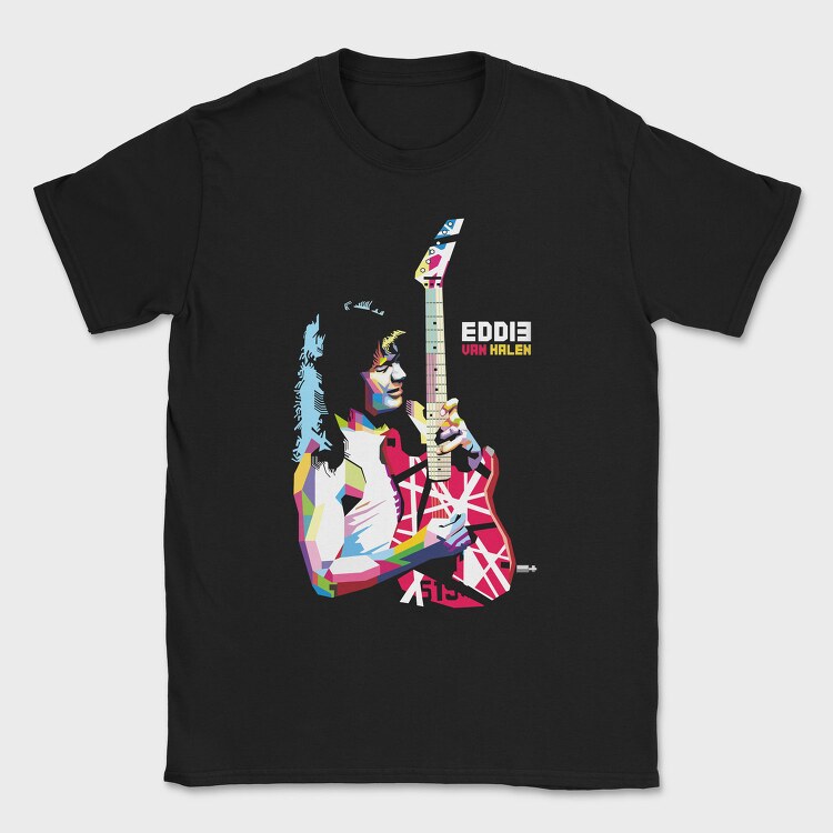 EDDIE VAN HALEN, Tricou Barbati (Unisex)