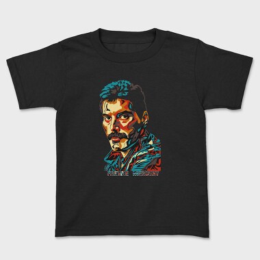 FREDDIE MERCURy Face Art, Tricou Copii