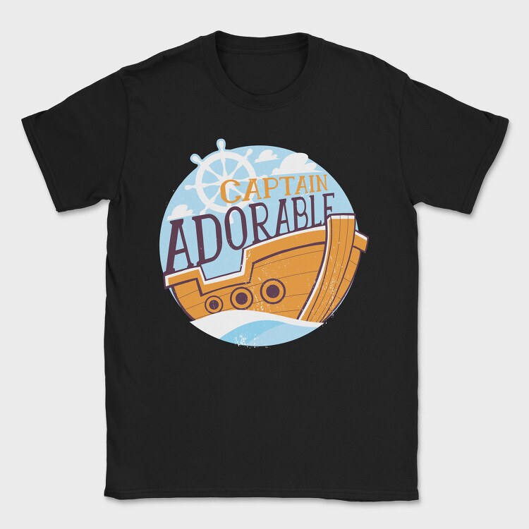 Captain Adorable, Tricou Barbati (Unisex)