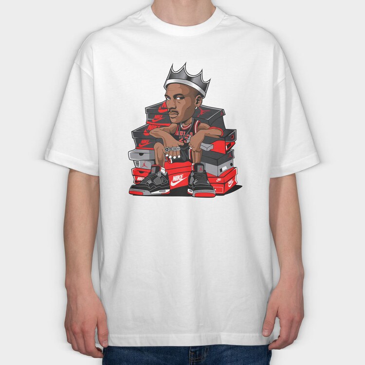 JORDAN King, Tricou Oversize Barbati (Unisex)