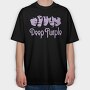 DEEP PURPLE Art1, Tricou Oversize Barbati (Unisex)