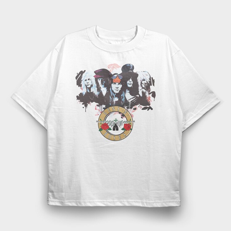 GNR Art2, Tricou Oversize Barbati (Unisex)