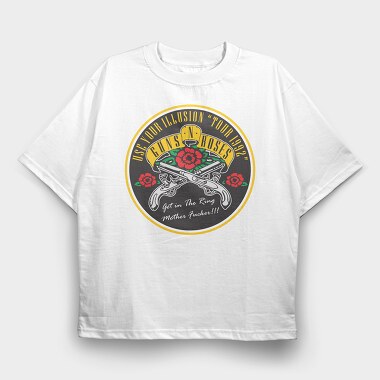 GNR Use your Illusion Tour, Tricou Oversize Barbati (Unisex)