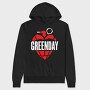 GREEN DAY Grenade, Hanorac Oversize Barbati (Unisex)
