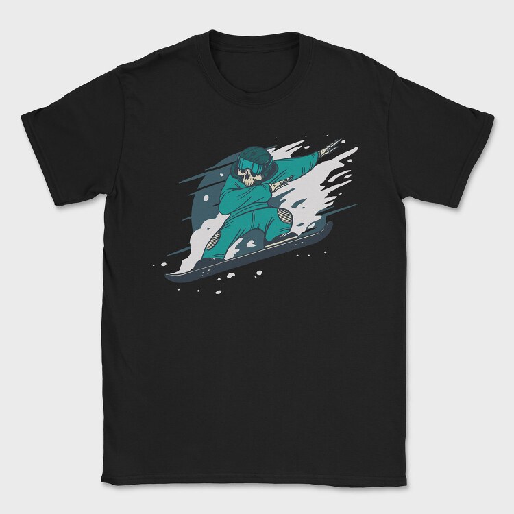 Dabbing Skeleton, Tricou Barbati (Unisex)