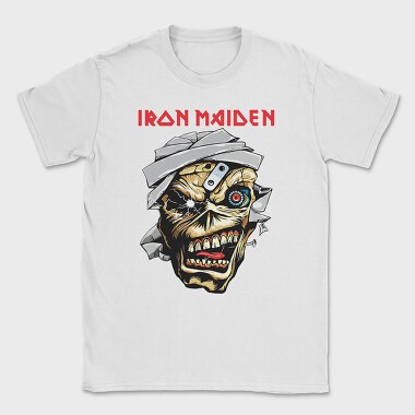 IRON MAIDEN EDDIE METAL, Tricou Barbati (Unisex)