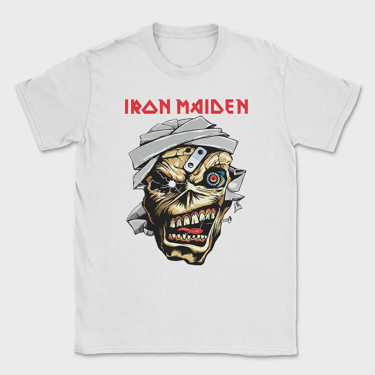 IRON MAIDEN EDDIE METAL, Tricou Barbati (Unisex)