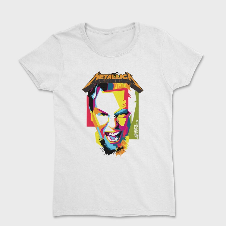JAMES HETFIELD 1, Tricou Femei