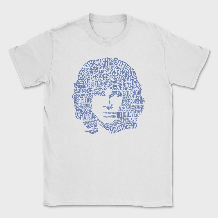 JIM MORRISON, Tricou Barbati (Unisex)