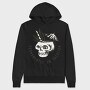 Summer Vacation Skull, Hanorac Oversize Barbati (Unisex)