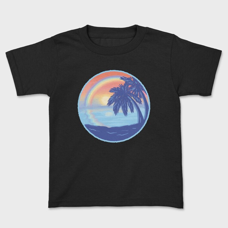 Sunset Rainbow Beach, Tricou Copii