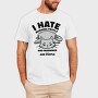 Cat Morning People, Tricou Barbati (Unisex)