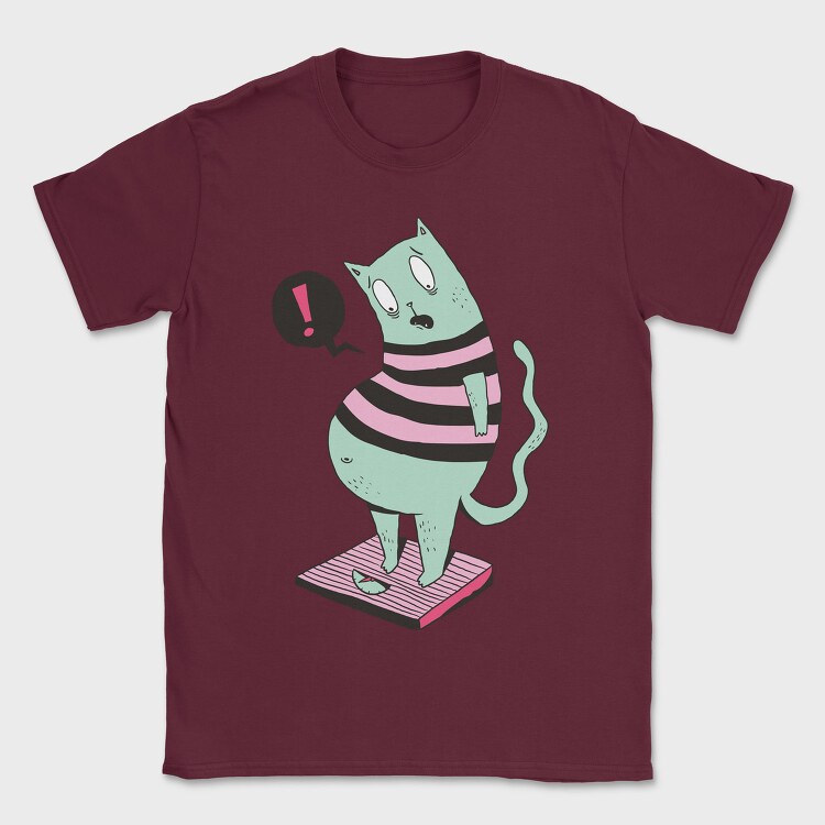Fat Cat, Tricou Barbati (Unisex)