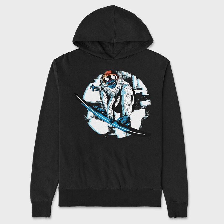 Snowboard Yeti, Hanorac Oversize Barbati (Unisex)
